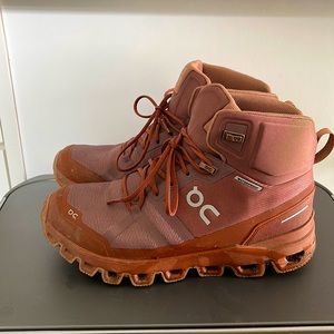 On Cloudrock Waterproof Mid Hiking Boots